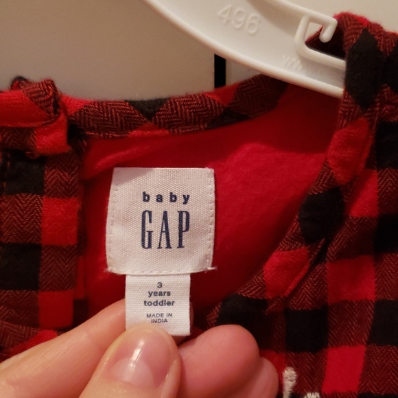 Gap Buffalo Print Embroidered Dress - Picture 3 of 4